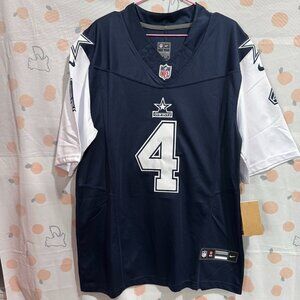 Dak Prescott Navy for Cowboys NFL Home Football Jersey